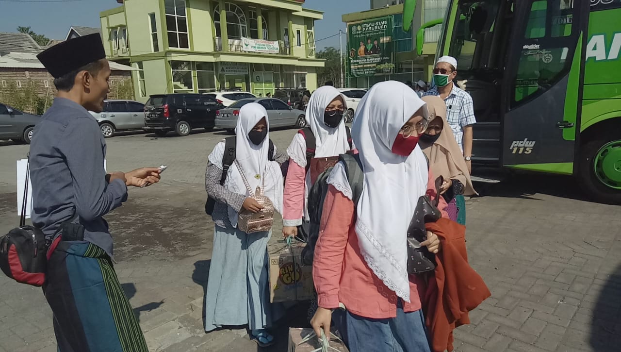 Masa Balik Santri, HIMASAL Libatkan SATGAS COVID-19 PCNU Kab. Pasuruan