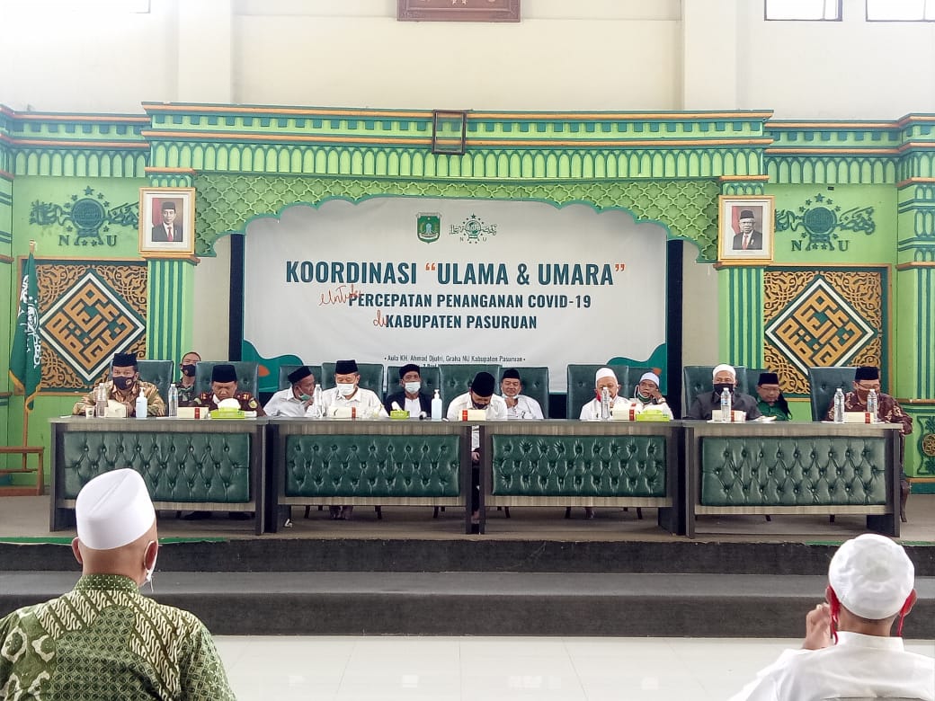 Tingkatkan Kesadaran Penerapan Protokol Kesehatan, Pemkab Gandeng PCNU Kab. Pasuruan