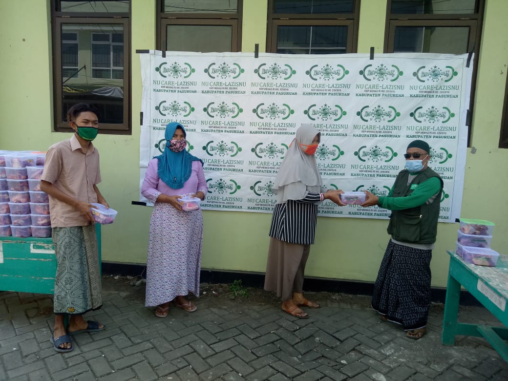 PCNU & ANSOR Kab. Pasuruan Bagi 400 Kupon Daging Kurban