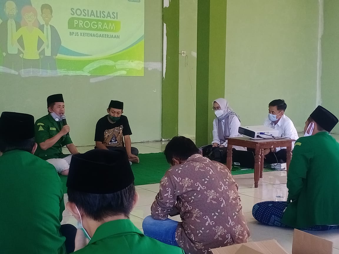 Lindungi BANSER, GP ANSOR NU Kab. Pasuruan Kerja Sama Dengan BPJS Ketenagakerjaan