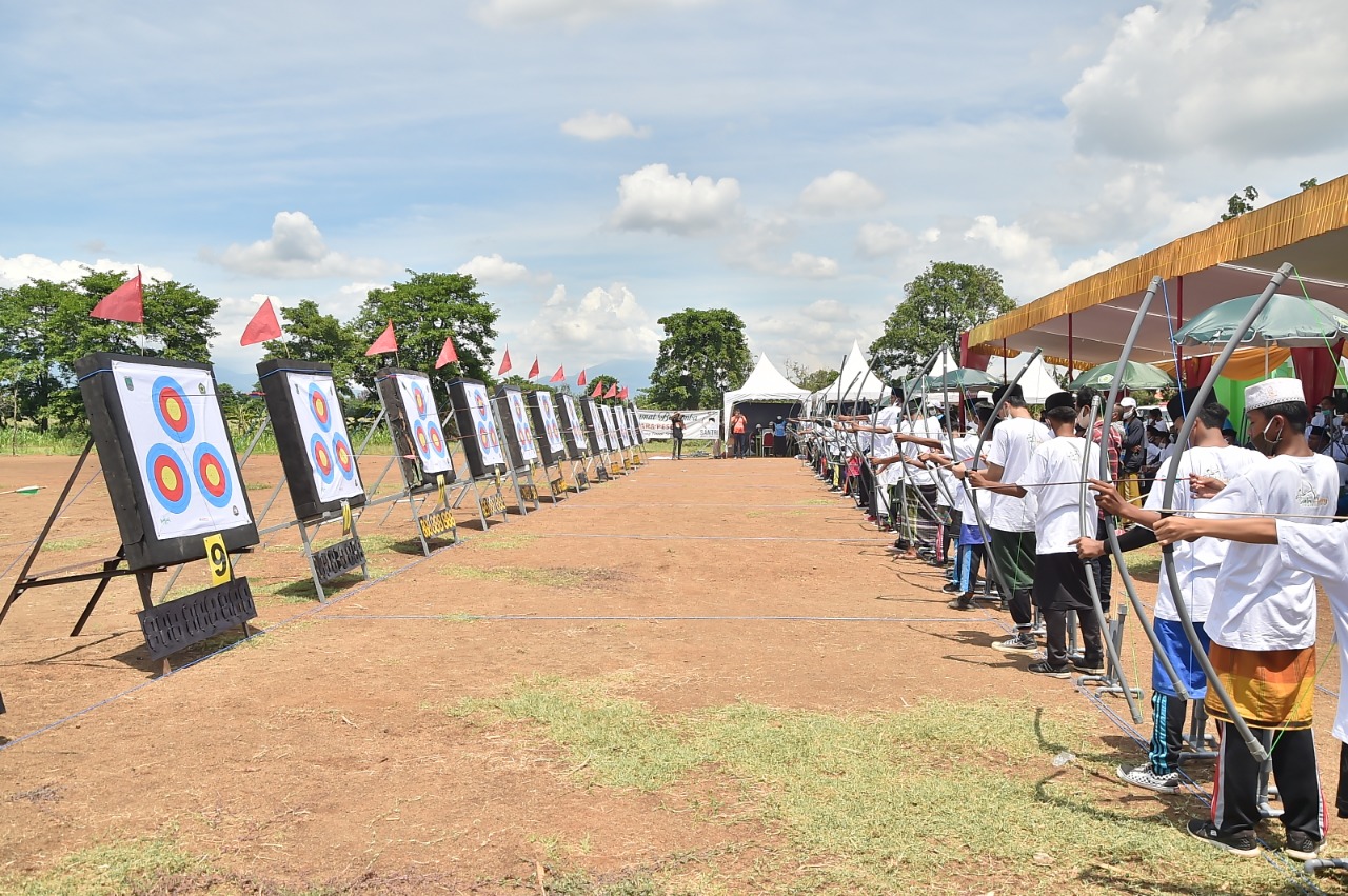 33 Pesantren Se-Pasuruan Raya Ikuti Lomba Panahan Santri 2020