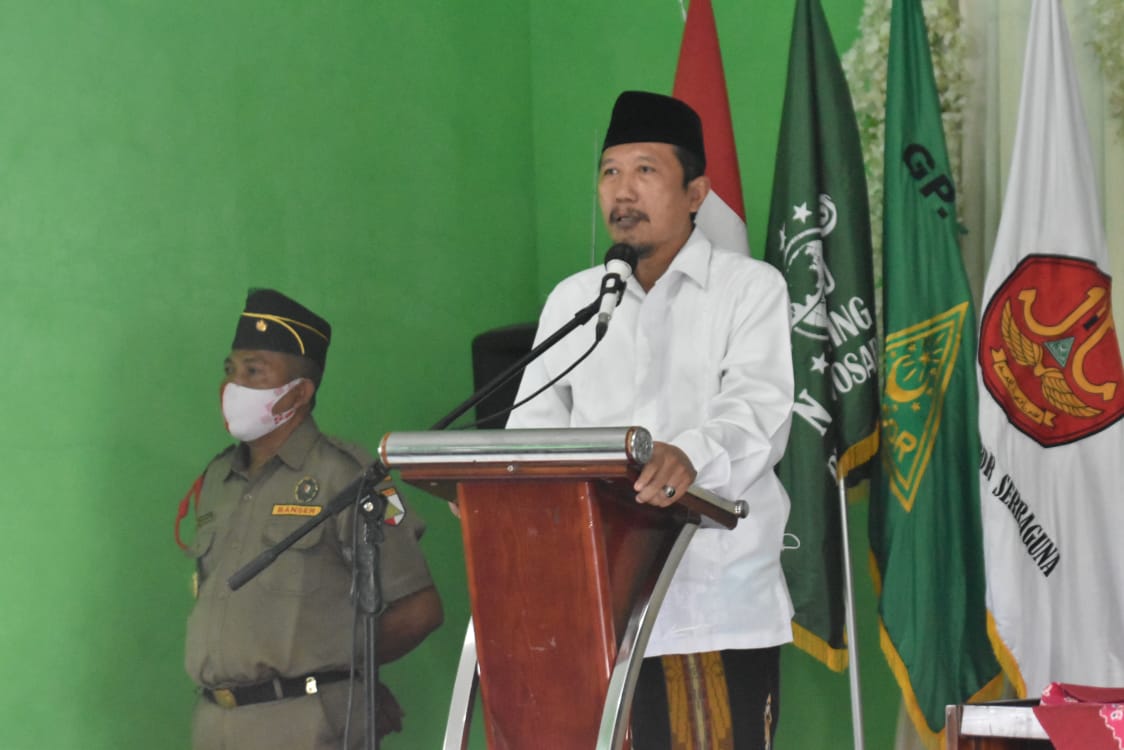 Melalui PKL Masa Pandemi, KH. Imron Mutamakkin Ajak Kader Ansor Kuasai Medsos