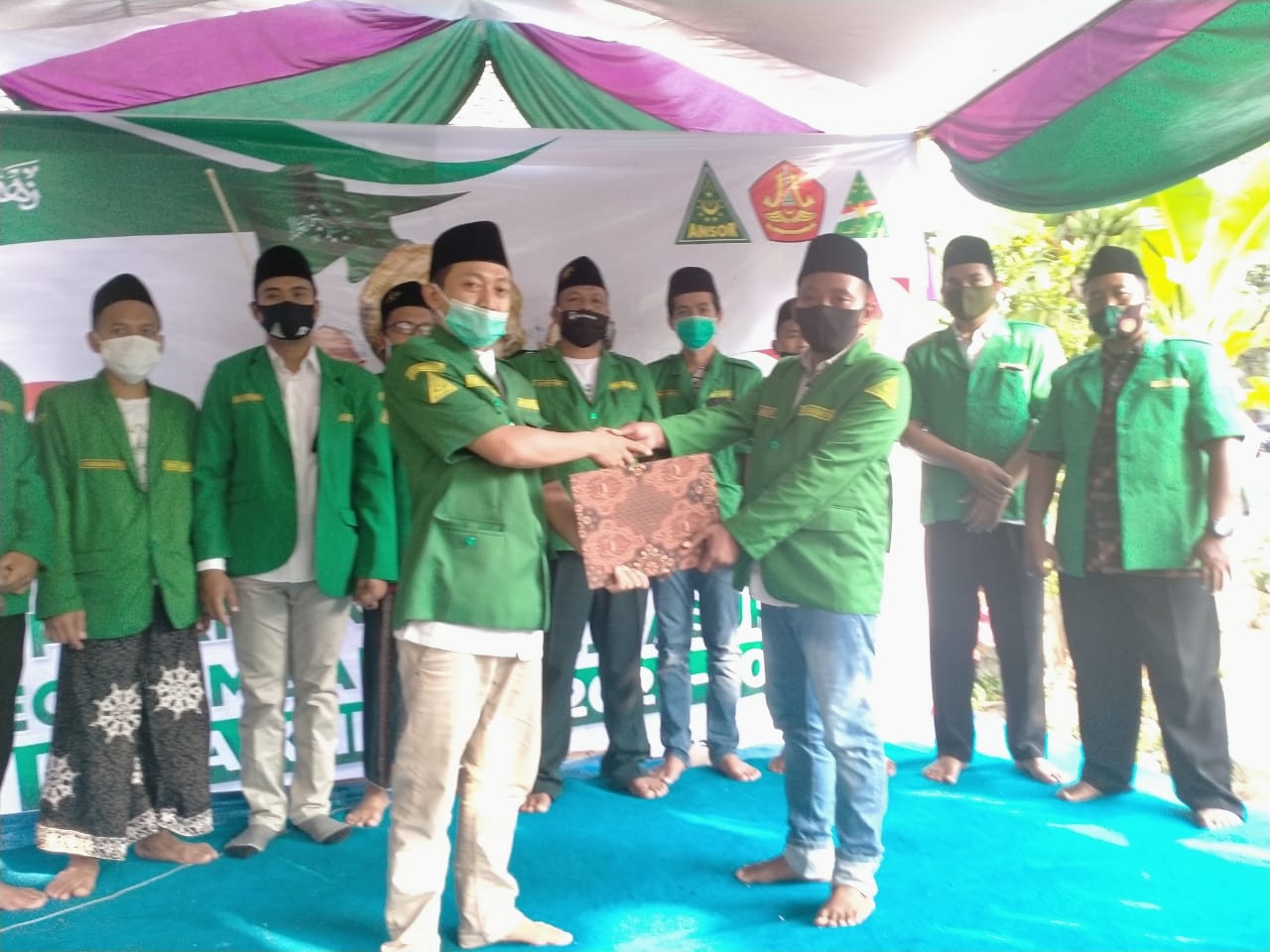 Resmi Dilantik, Ansor Lumbang Siap Perkuat Komitmen dan Integritas Kader