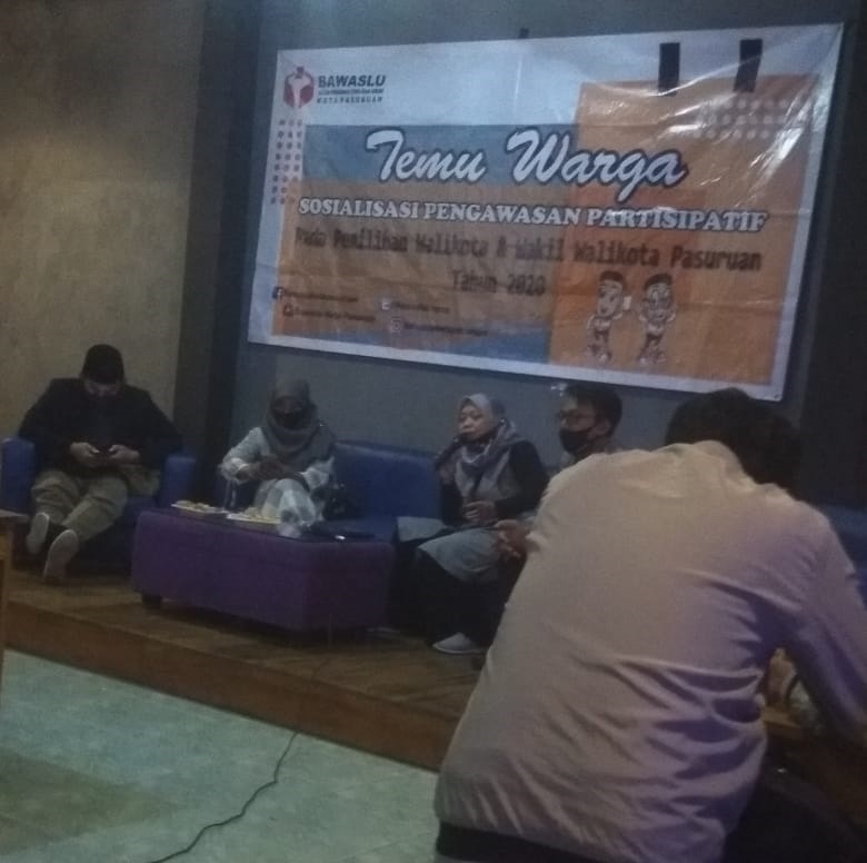 Bawaslu Kota Pasuruan Ajak Komunitas Ikut Awasi Pilkada