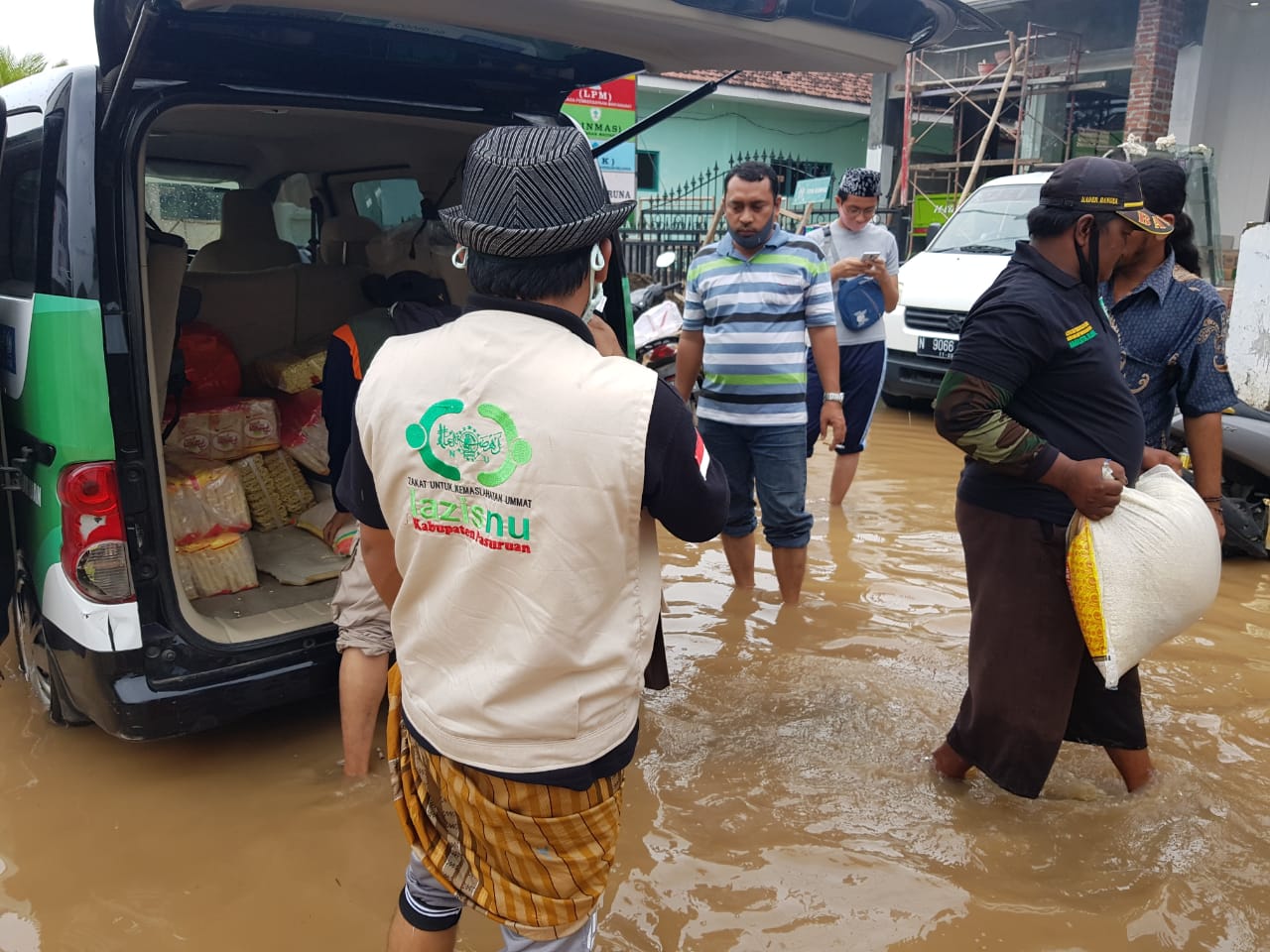 Tiga Kecamatan Banjir, NU Peduli Kab. Pasuruan Penuhi Kebutuhan 8 Dapur Umum