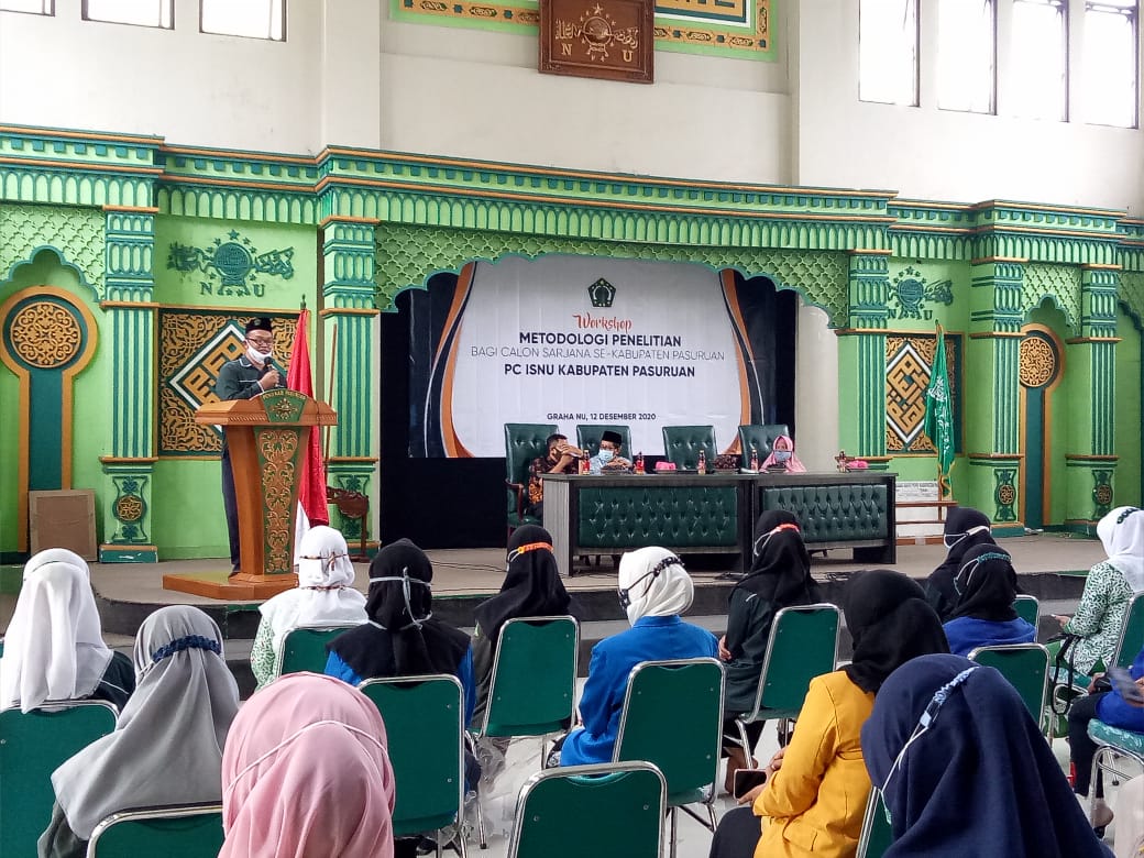 Agar Tugas Akhir Mahasiswa Berkualitas, ISNU Kab. Pasuruan Gelar Workshop Metodologi Penelitian