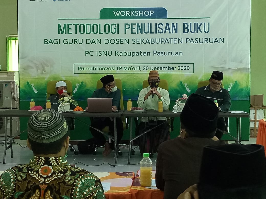 Tingkatkan Produktivitas Menulis Guru & Dosen, ISNU Kab. Pasuruan Gelar Workshop Metodologi Penulisan