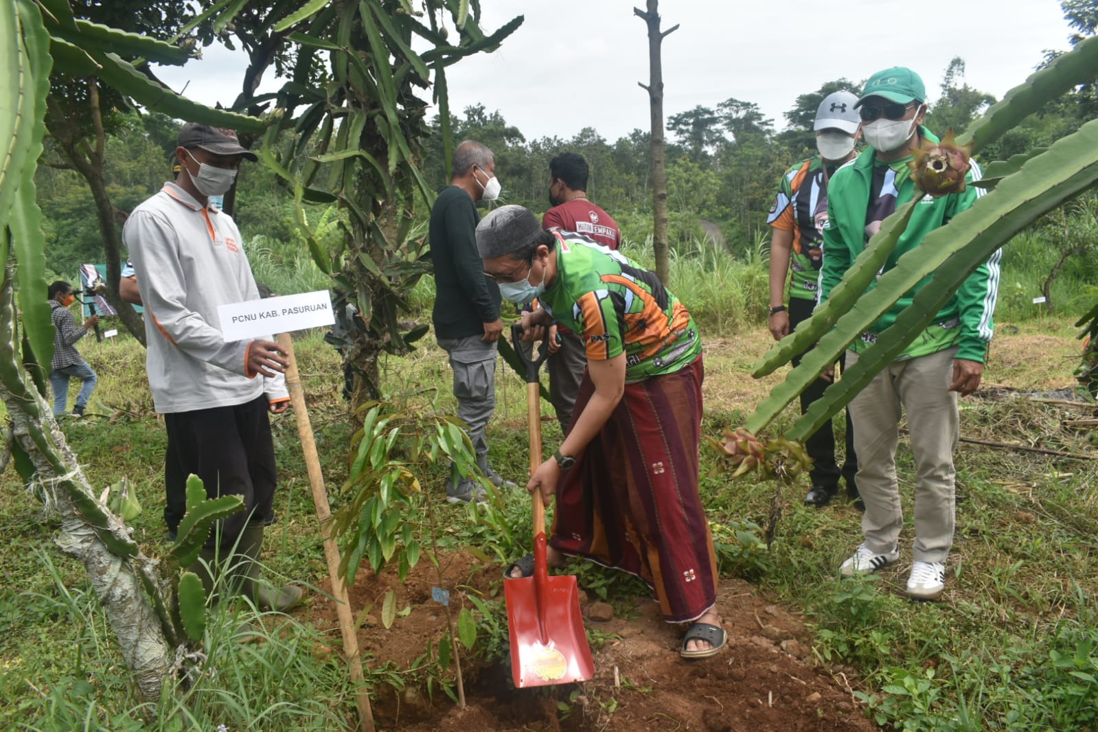 Gerakan Santri Menanam, Kolaborasi Pemerintah dengan PCNU Kab. Pasuruan dan Bangil