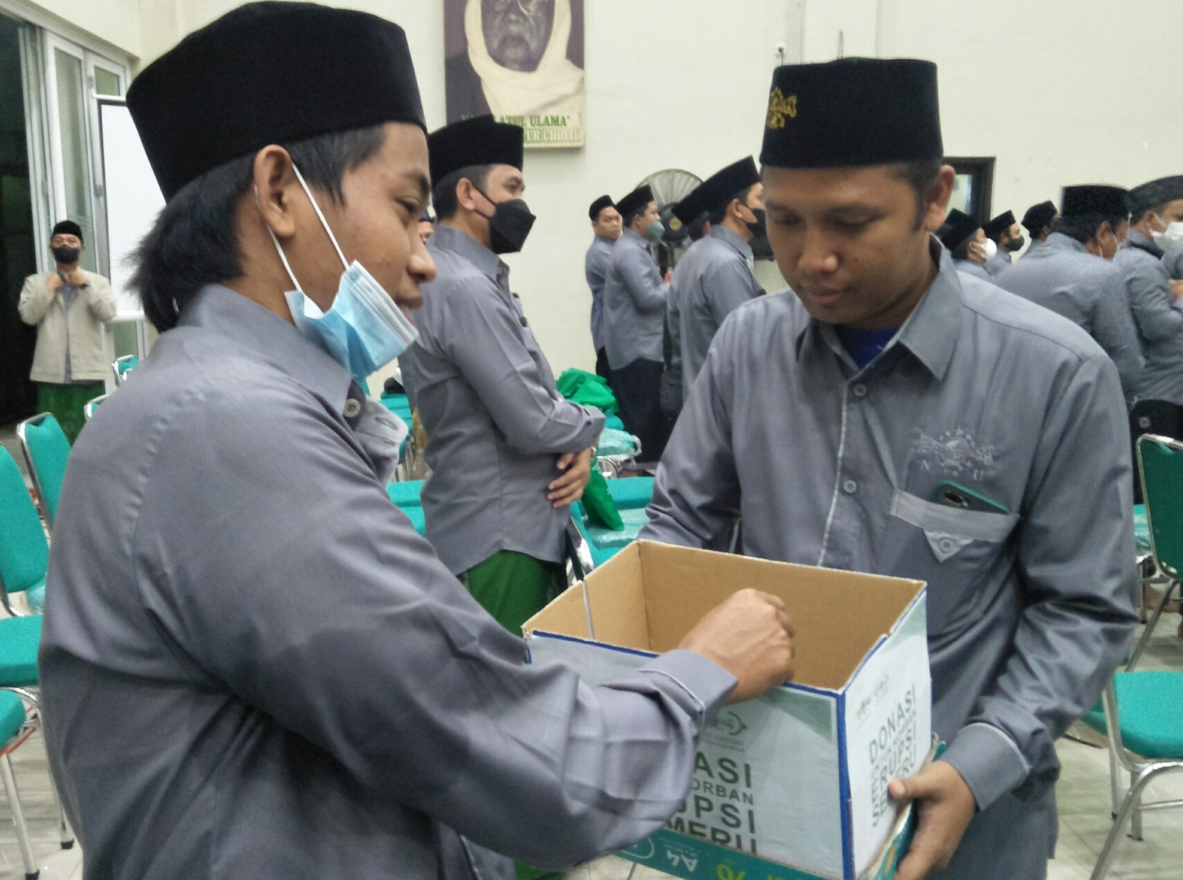 Pelantikan, PCNU Kab. Pasuruan Galang Dana Korban Semeru