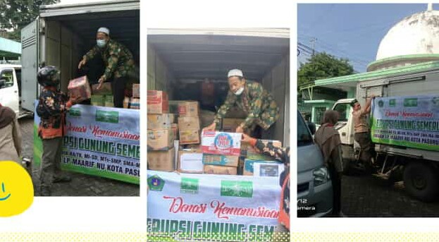 Hanya Seminggu, Maarif di Pasuruan Kumpulkan Puluhan Juta untuk Korban Erupsi Semeru