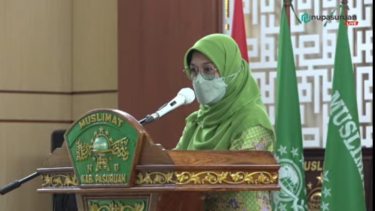 Konfercab Muslimat NU Pasuruan, Nyai Masruroh Beri Pujian Kinerja