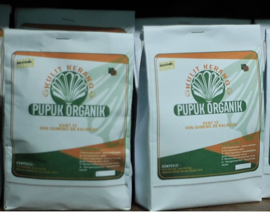 Mahasiswa ITSNU Pasuruan Ubah Limbah Kerang Jadi Pupuk Organik