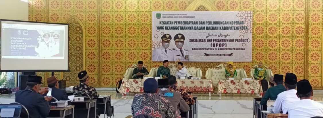 Perkuat Kemandirian Pesantren, LPNU Pasuruan Bersama Pemerintah Daerah Sosialisasi OPOP
