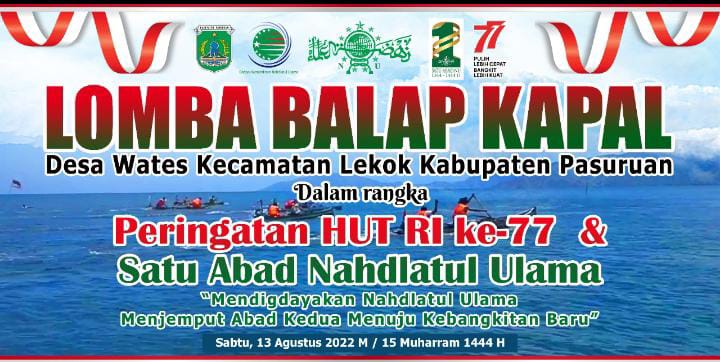 BKNU Pasuruan: Saksikan Besok, Serunya Balap Kapal di Pantai Lekok