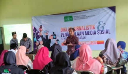 Dampingi Media Madrasah dan Sekolah, LP Maarif NU Pasuruan Gelar Diklat Jurnalistik