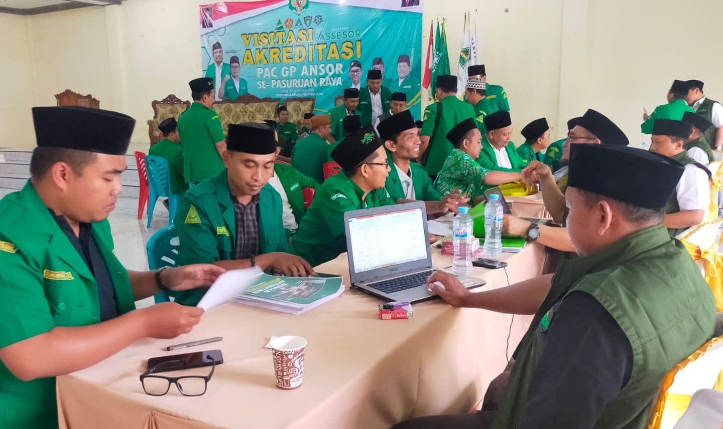PAC se Pasuruan Raya Ikuti Akreditasi PW Ansor Jatim, Ini Hasilnya