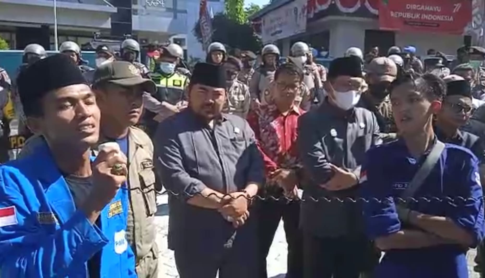 DPRD Dukung Aspirasi PMII Pasuruan Tolak Kenaikan BBM