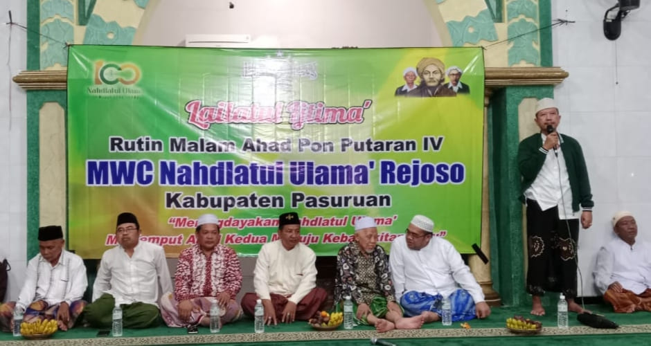 Ini Pesan Ketua PCNU Kabupaten Pasuruan di Lailatul Ijtima NU Rejoso