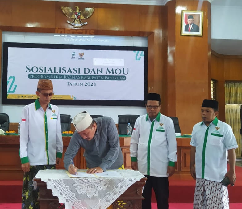 Optimalisasi Zakat, NU Pasuruan dan Bangil Jalin MoU dengan Baznas