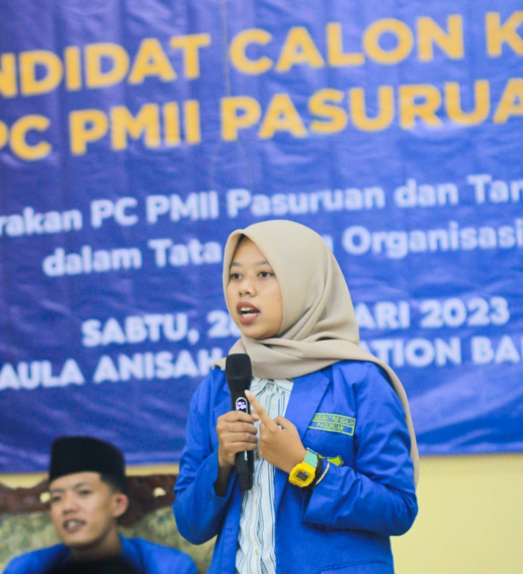 Menjadi Calon Ketua Umum, Nur Rizky Amania Usung Visi PMII Pasuruan Berkarakter