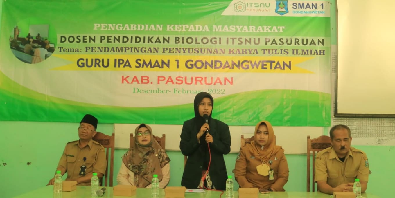 Ini Cara Dosen Pendidikan Biologi ITSNU Pasuruan Meningkatkan Mutu Pembelajaran di Sekolah