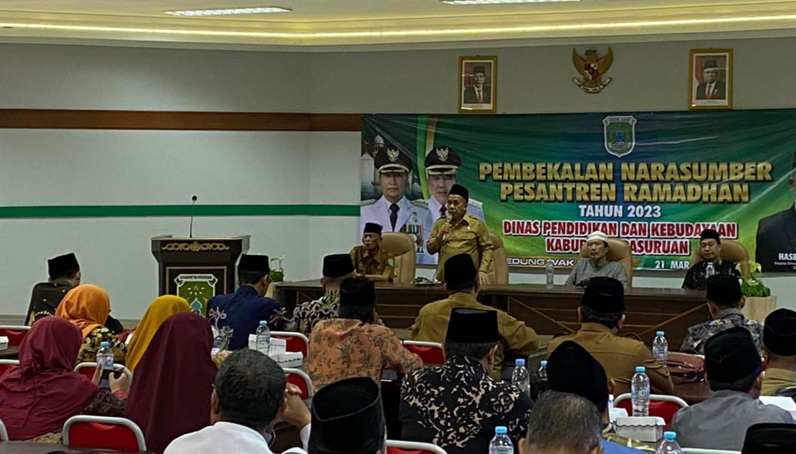 PCNU Bersama Pemda Pasuruan Gelar Bimtek Pemateri Pesantren Ramadhan