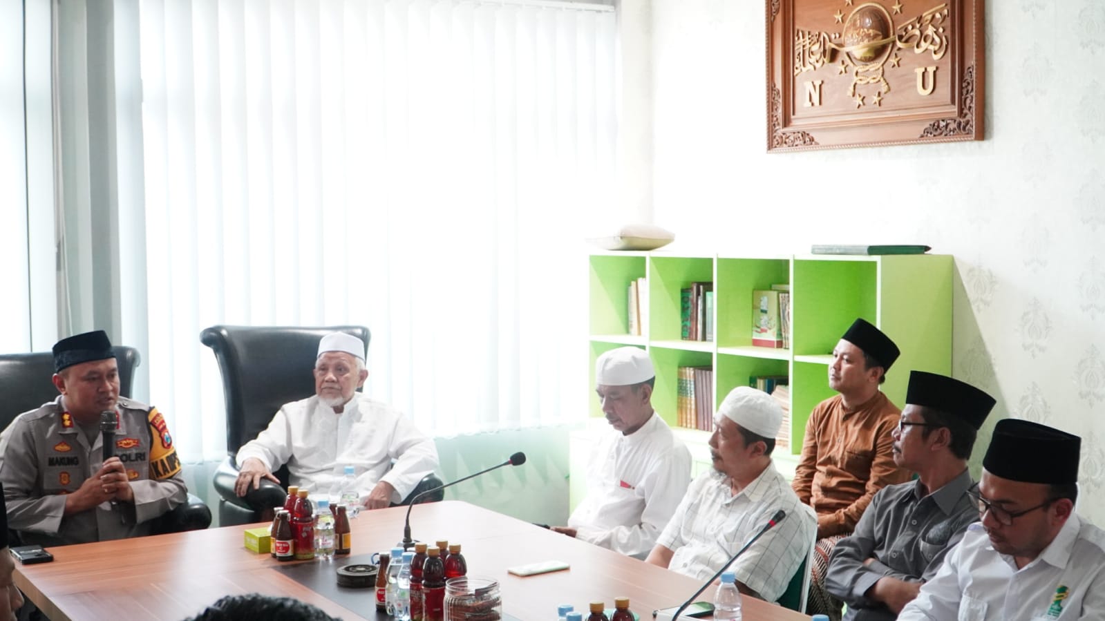 Sowan NU Pasuruan, Kapolres Diminta Serius Memberantas Narkoba