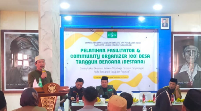 Dukung Pembentukan Destana, LPBINU Pasuruan Gelar Pelatihan Fasilitator dan Community Organizer