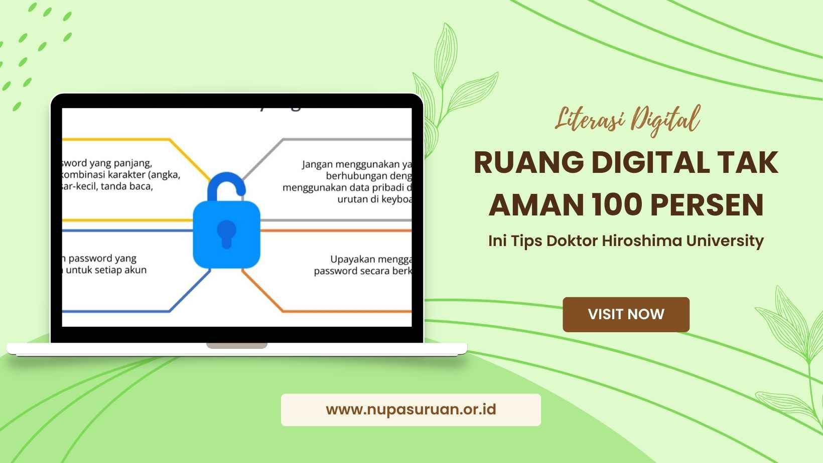 Ruang Digital Tak Aman 100 Persen, Ini Tips Doktor Hiroshima University