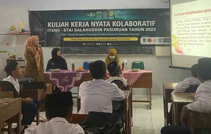 Cegah Bullying di Sekolah, Mahasiswa STAIS UNU Pasuruan Gelar Pembinaan