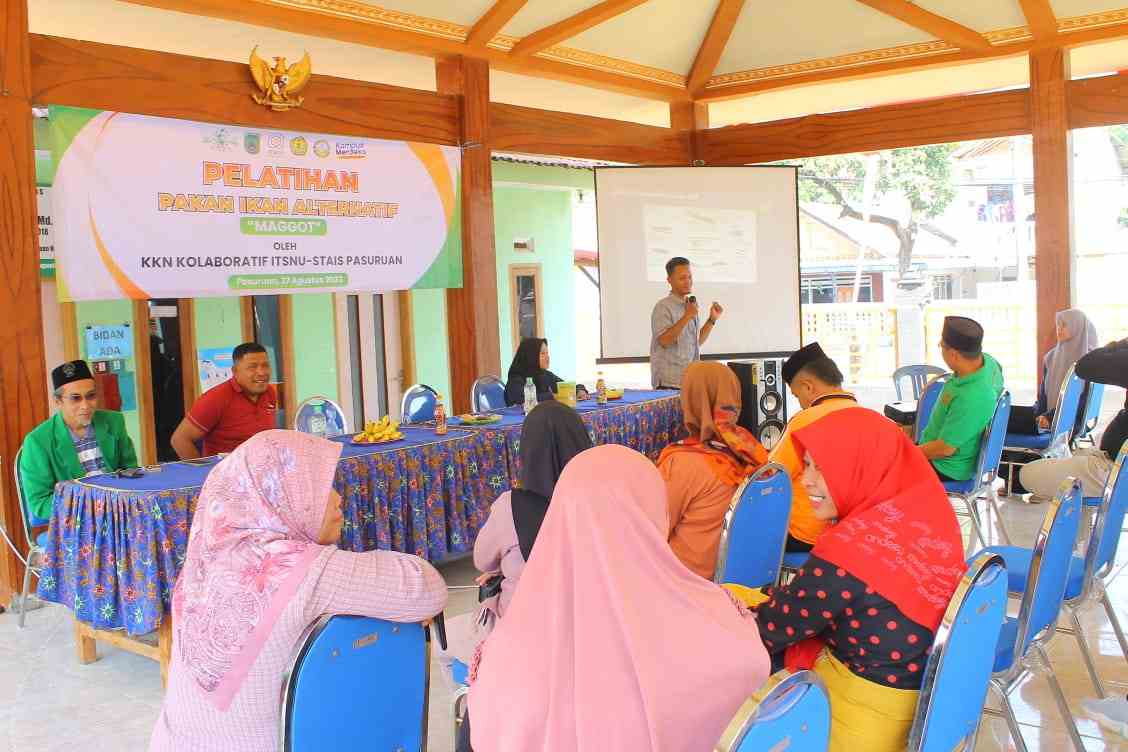 Harga Pakan Ikan Naik, Mahasiswa UNU STAIS Pasuruan Gelar Pelatihan