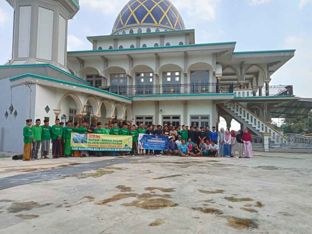 LTMNU Kawal Tradisi Bersihkan Masjid dengan BBM
