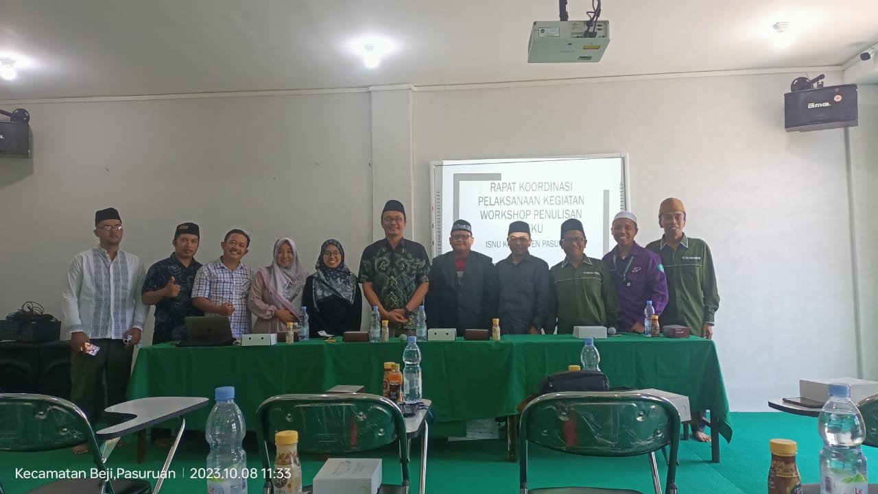 Gandeng IAINU Bangil, ISNU Pasuruan Akan Gelar Workshop Menulis Buku