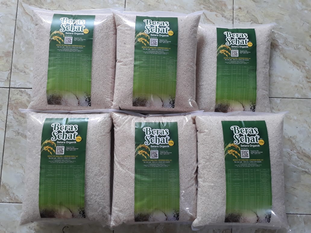 Melihat Panen Padi Organik LPPNU Kabupaten Pasuruan
