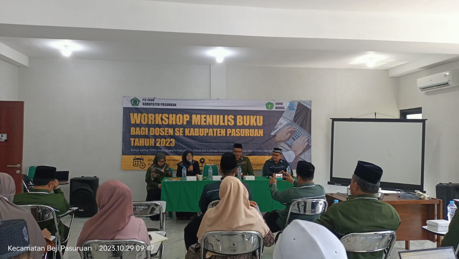 Gelar Wokshop ISNU Pasuruan Komitmen Terbitkan Buku dan Karya Tulis Ilmiah