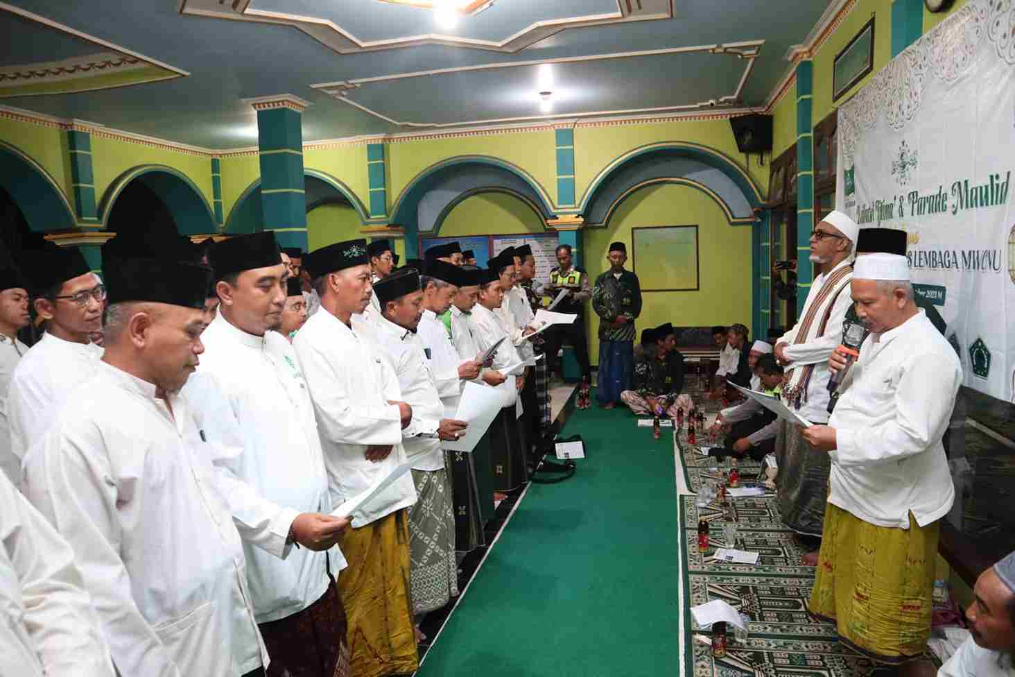Di Lailatul Ijtima, Sebelas Lembaga MWCNU Kejayan Dilantik