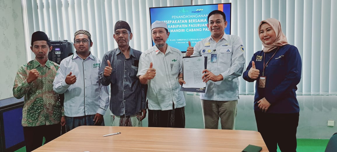 NU Pasuruan Gelar MoU Dengan Bank Mandiri Terkait Pengembangan Produk