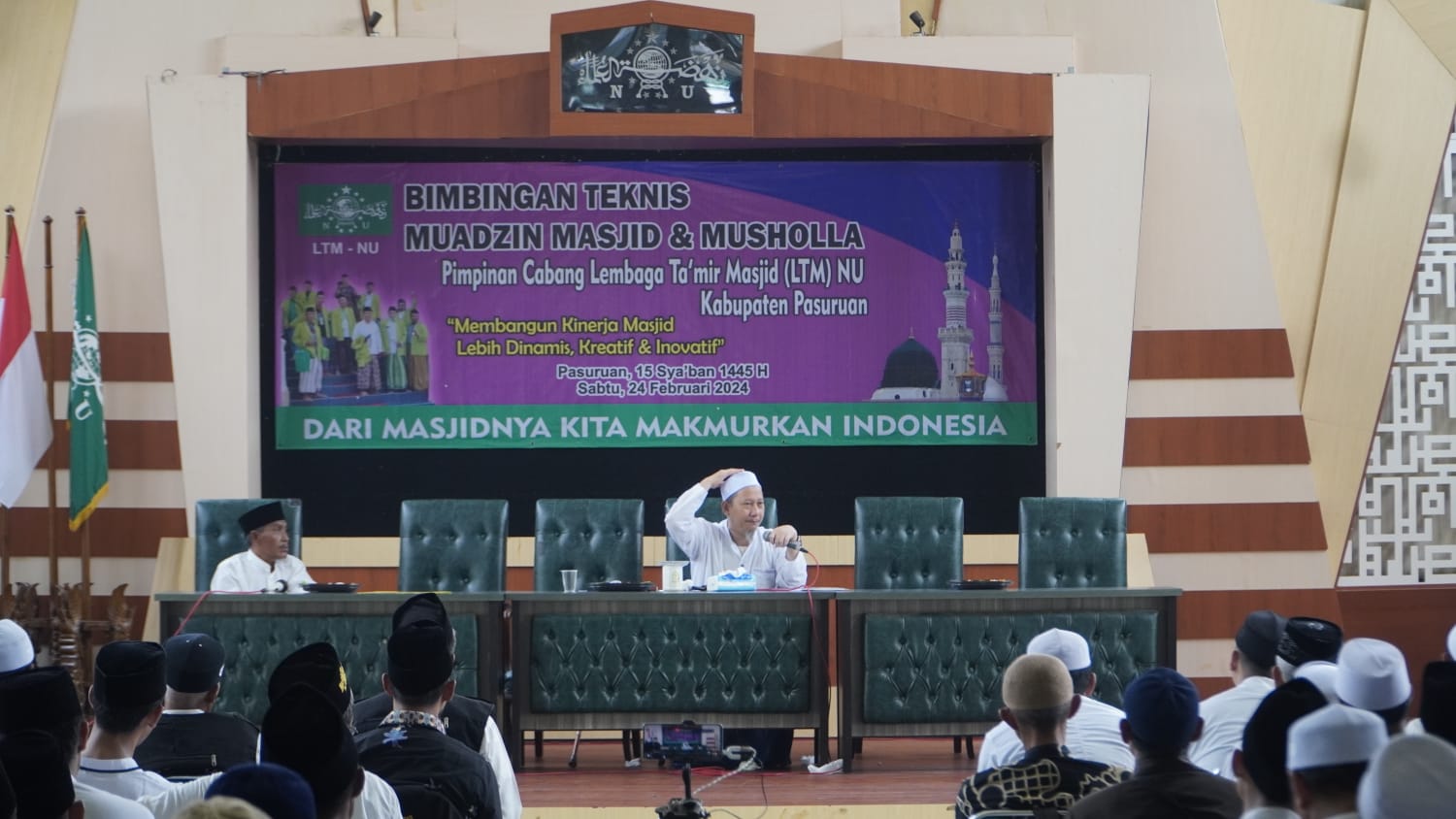 Jelang Ramadhan, LTMNU Pasuruan Bimbing Muadzin Masjid dan Musolla