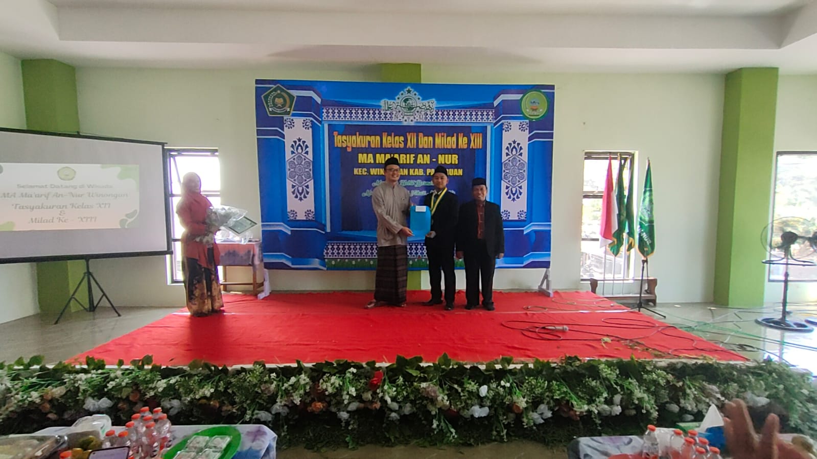 Pesan Ketua ISNU Pasuruan di Wisuda MA Ma’arif NU An Nur Winongan