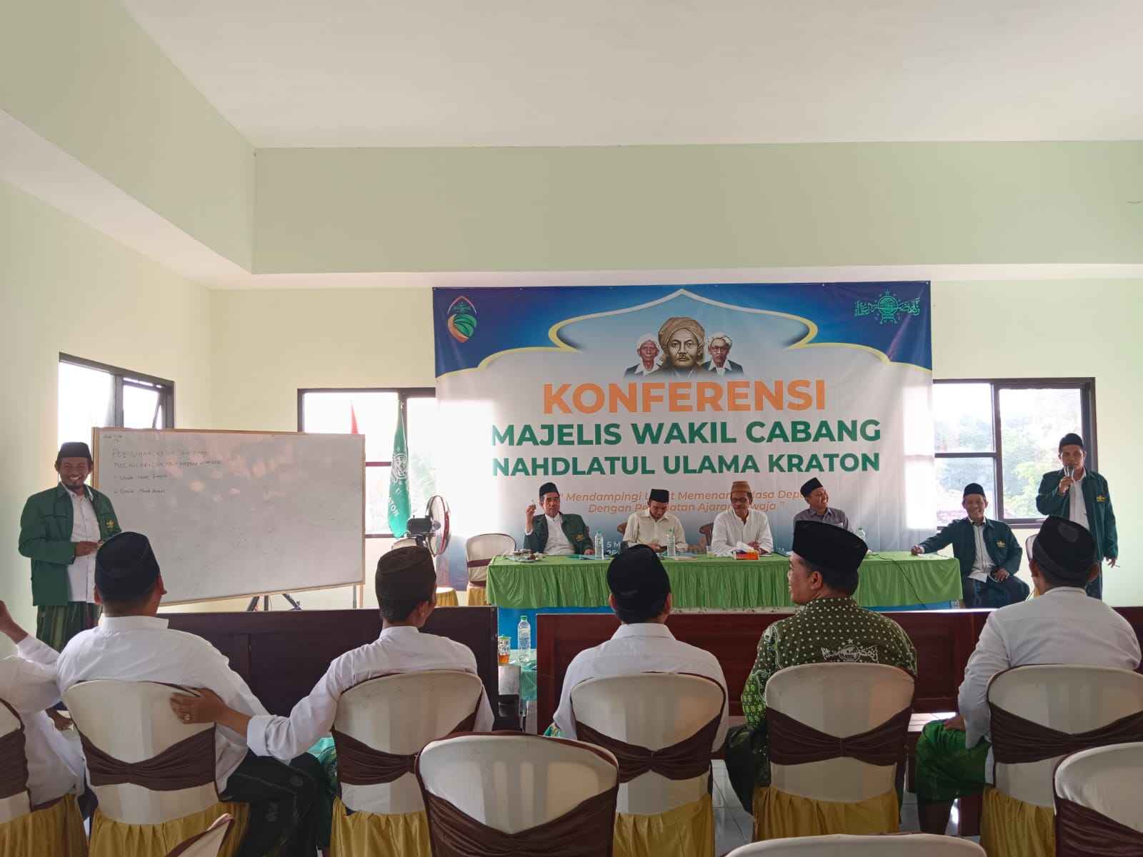KH Musyaffa Hasyim dan Imam Subagyo Terpilih Pimpin MWCNU Kraton Periode 2024-2029