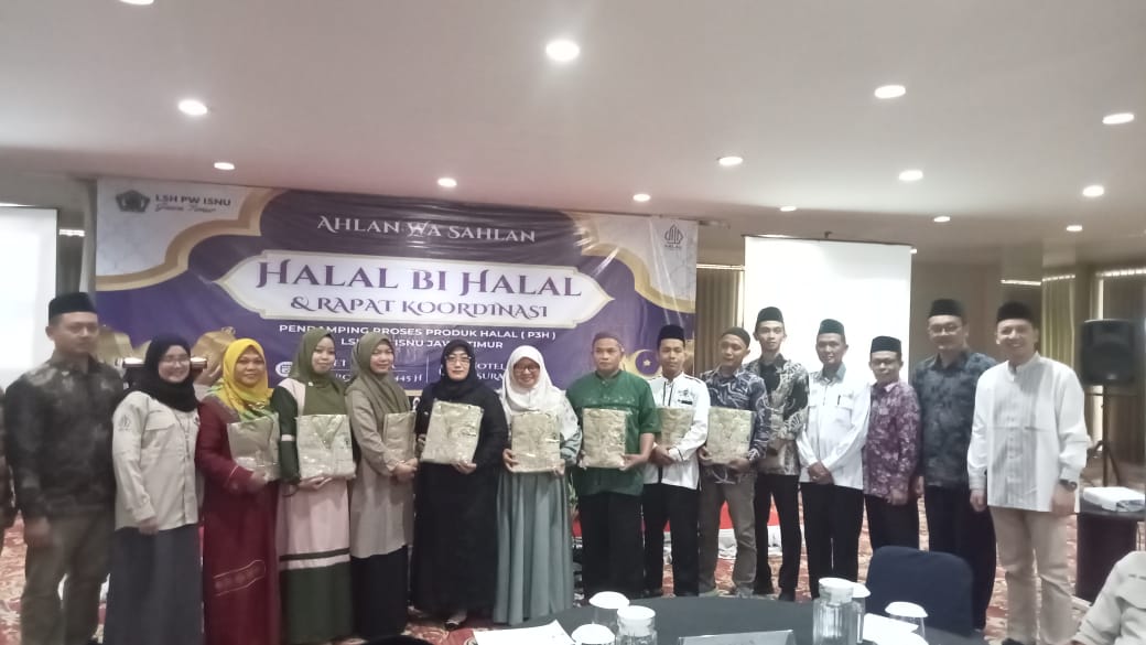 Hadiri Halalbihalal,Pendamping PPH ISNU Pasuruan Mendapatkan Penghargaan dari LSH ISNU Jatim