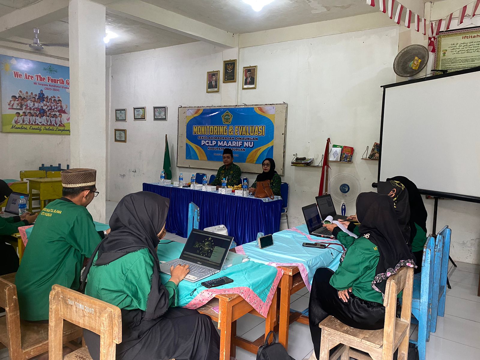 Tingkatkan Mutu Pendidikan, LP Ma’arif NU Pasuruan Gelar Mentoring dan Evaluasi 