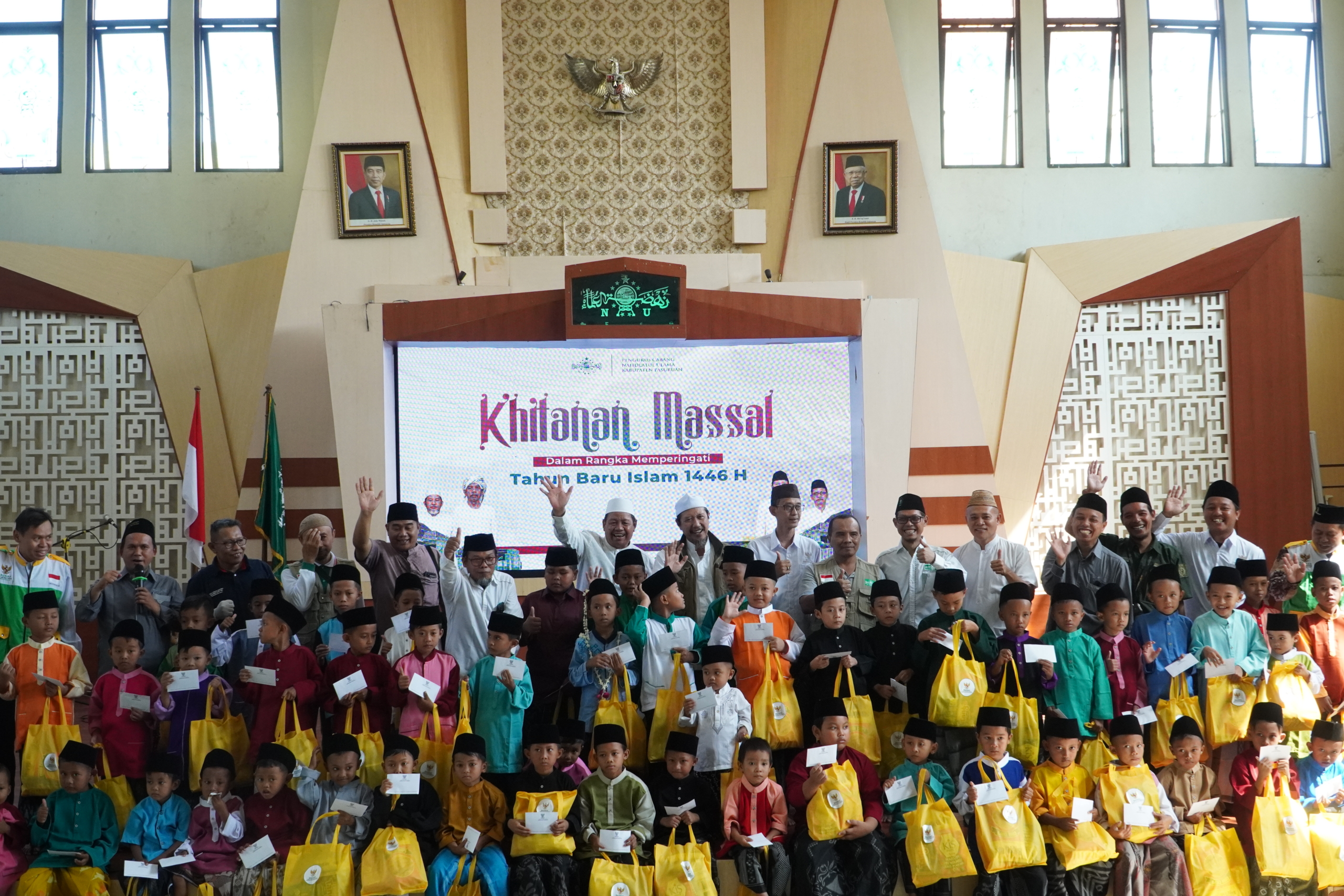 Peringati Tahun Baru Islam, NU dan Baznas Pasuruan Gelar Khitanan Massal