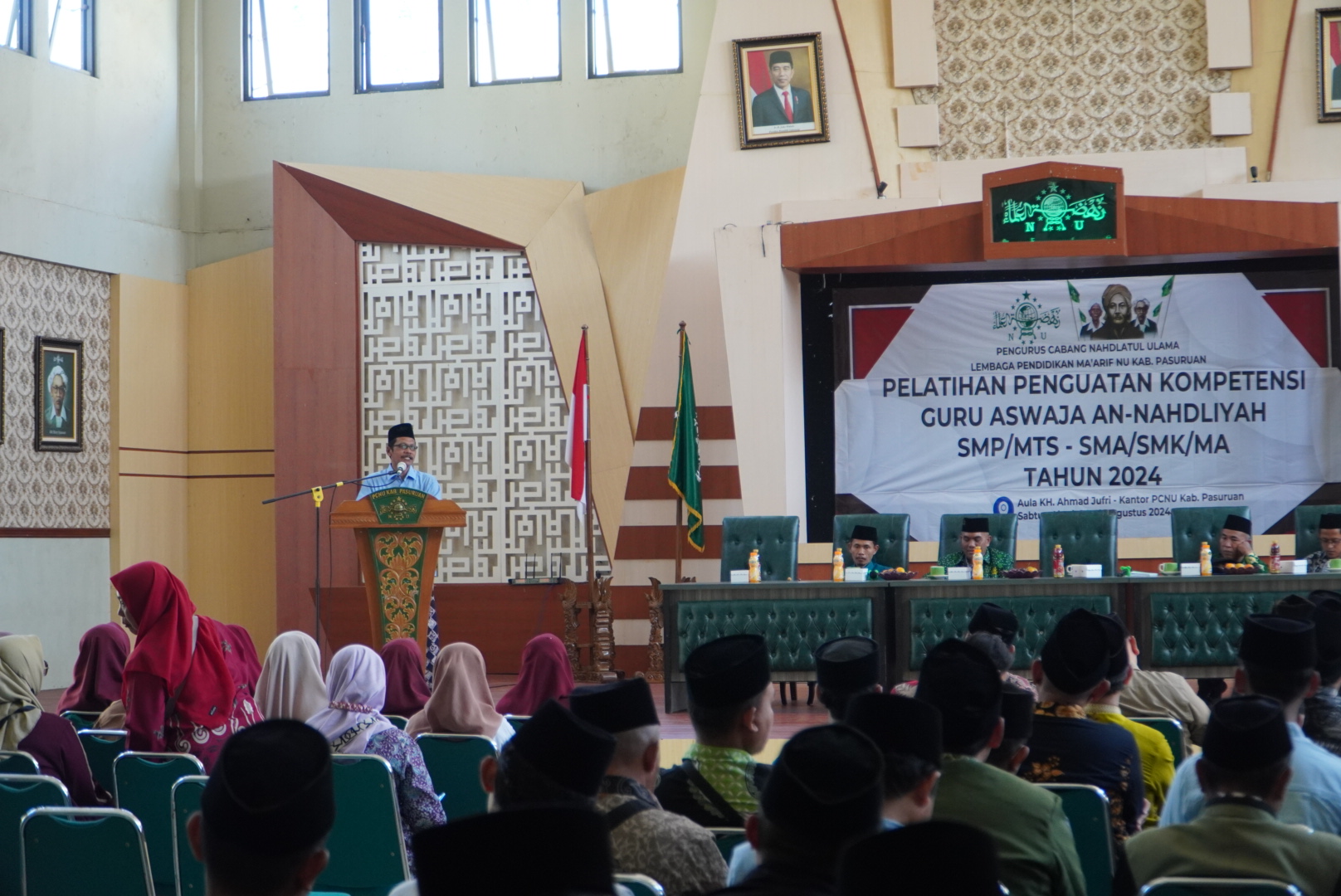 Tingkatkan Kompetensi Guru, LP Ma’arif  Pasuruan Gelar Pelatihan Aswaja NU An Nahdliyah