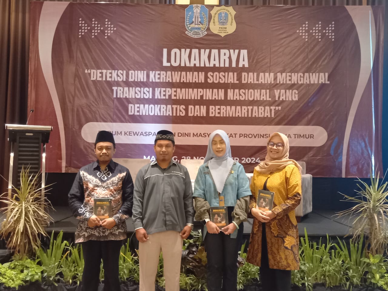 Melalui Forum FKDM, ISNU Pasuruan Kenalkan Buku Dinamika Organisasi