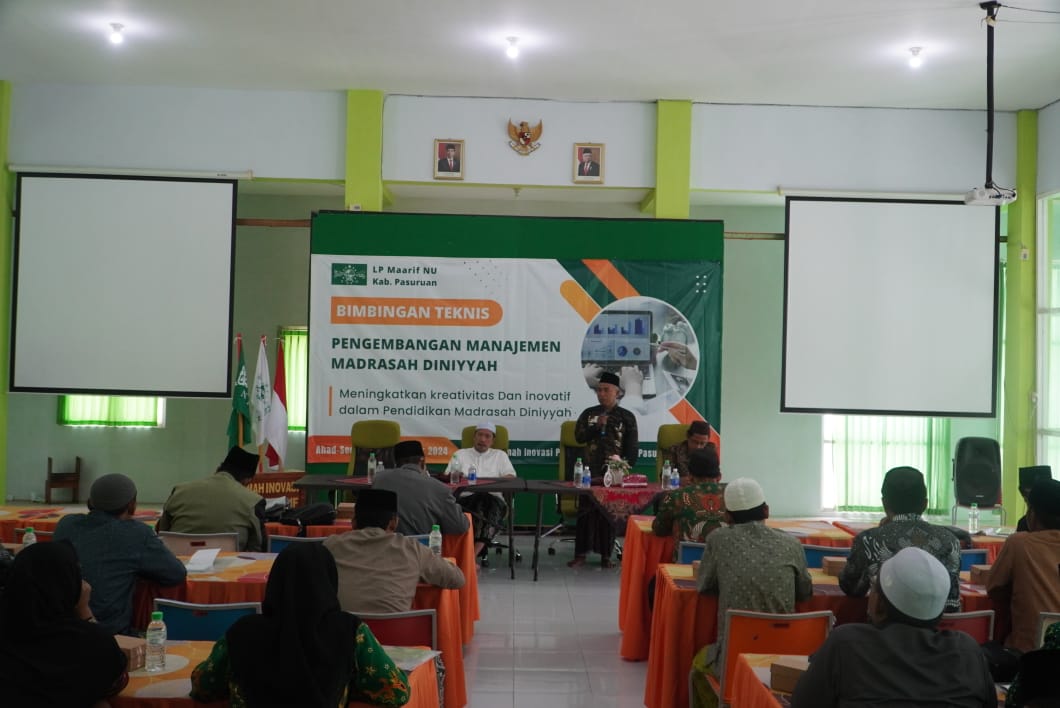 Tingkatkan Kualitas Madin LP Ma’arif NU Pasuruan Gelar Bimtek Menejemen