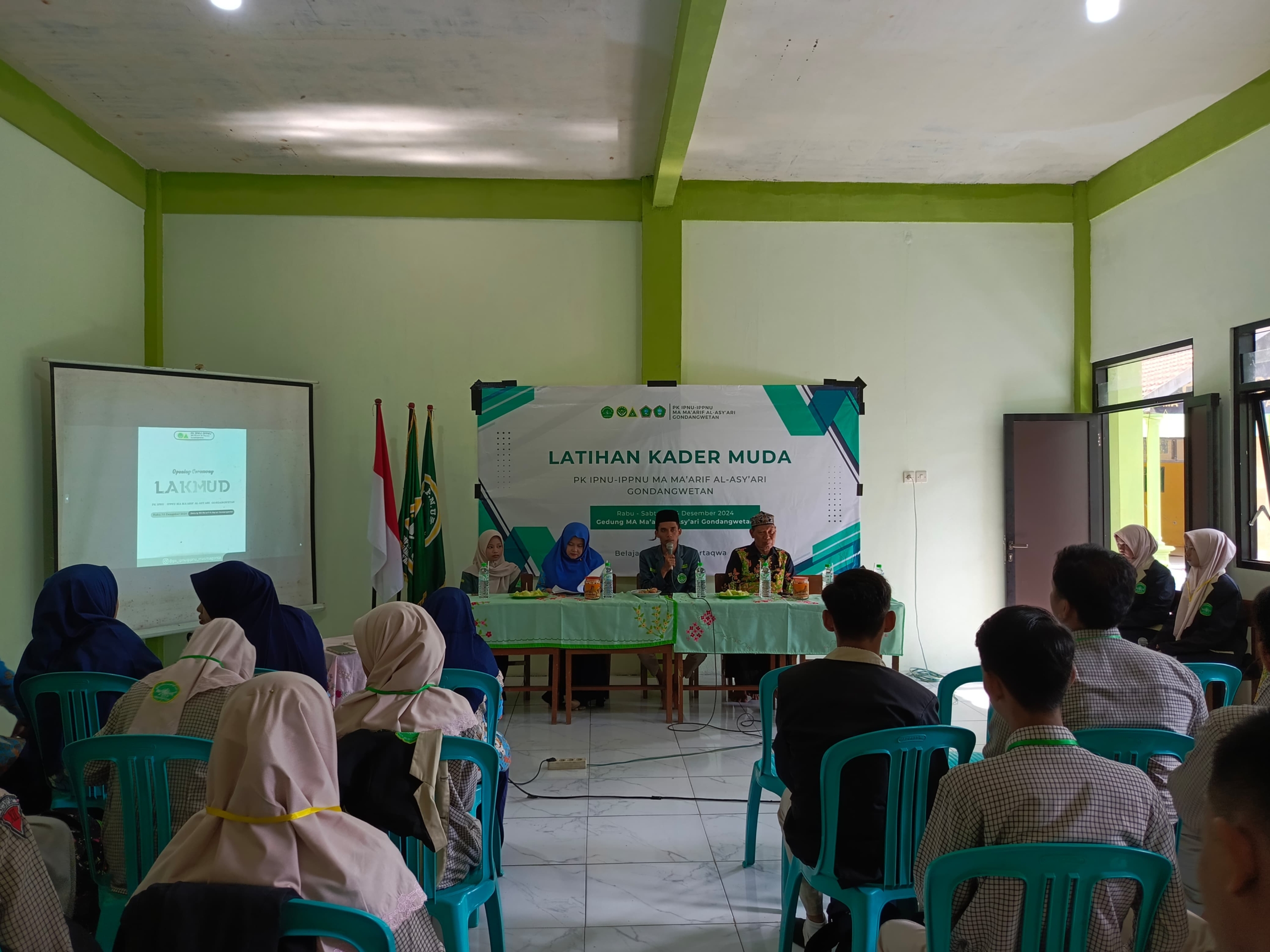 Lakmud IPNU IPPNU MA Ma’arif NU Gondangwetan Bentuk Impementasi Ajaran Aswaja