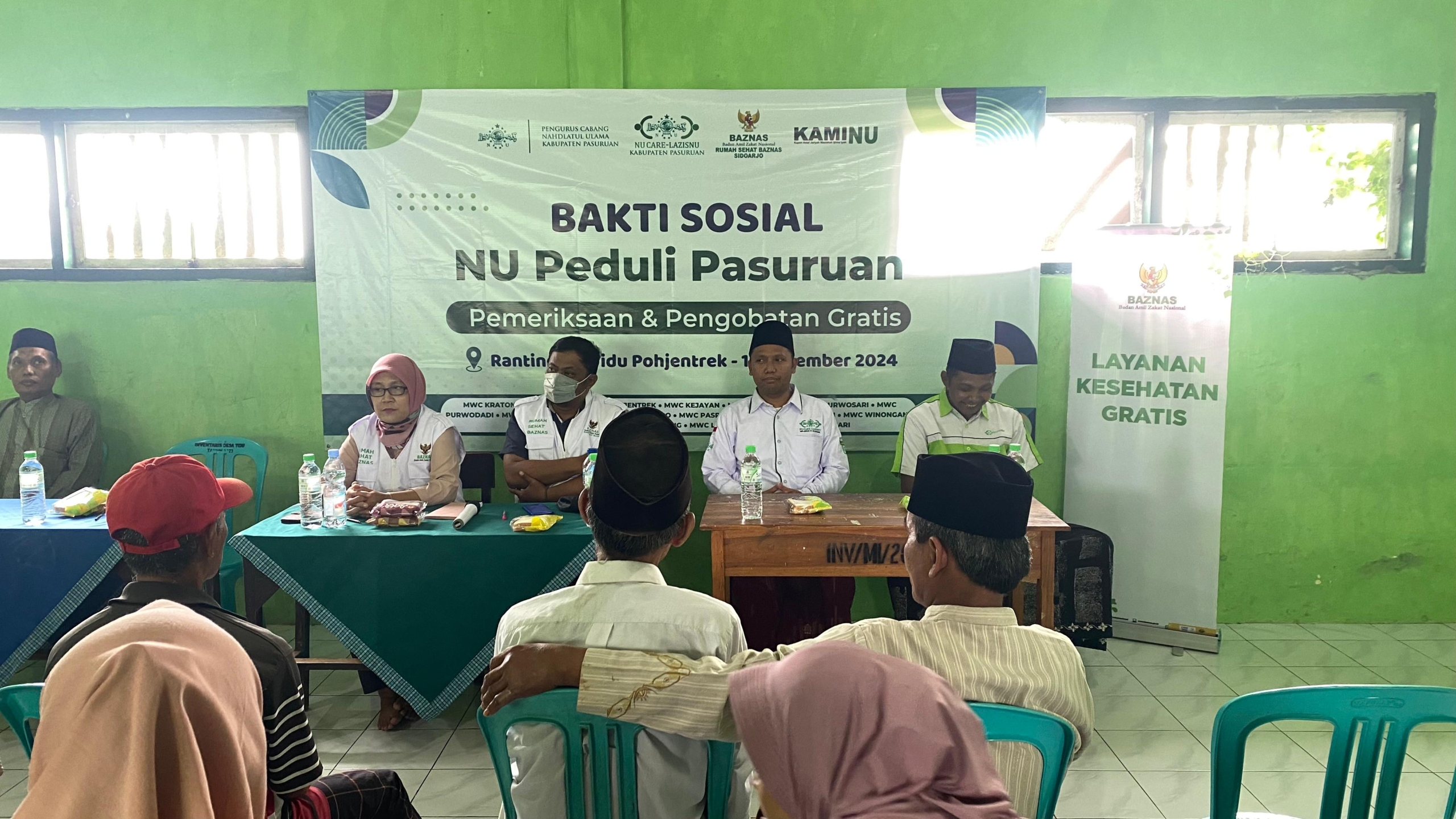 LAZISNU Pasuruan Gelar Pengobatan Gratis