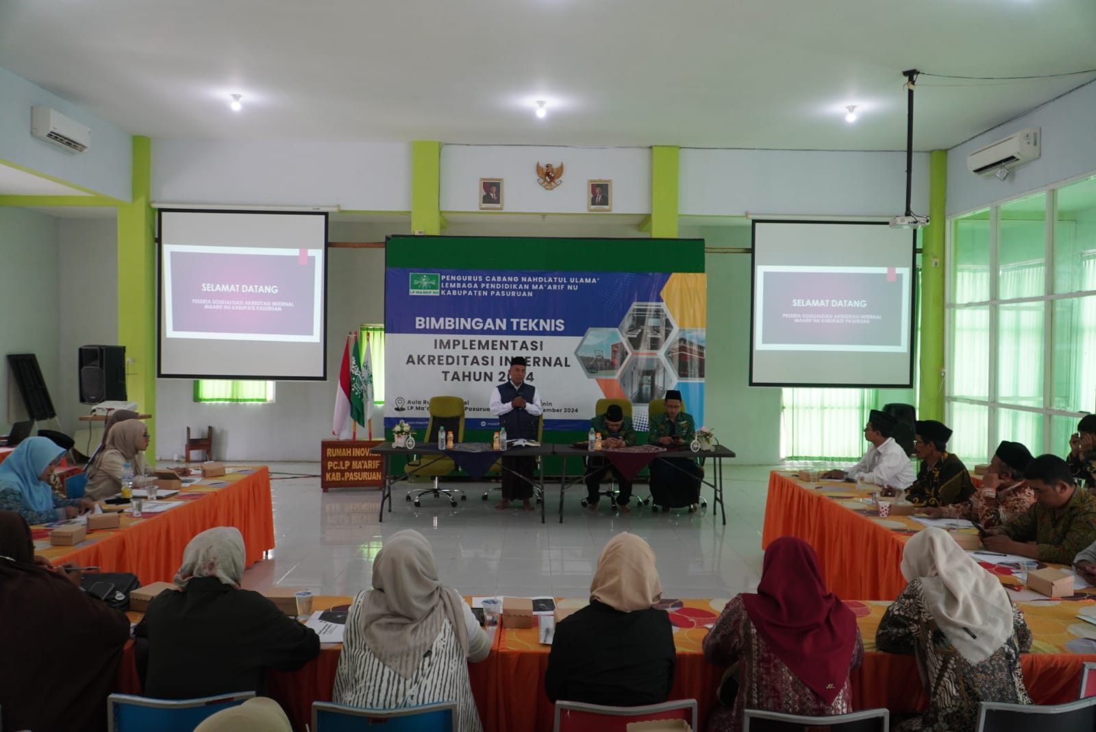 Tingkatkan Kapasitas Sekolah, LP Ma’arif NU Pasuruan Gelar Bimtek Implementasi Akreditasi