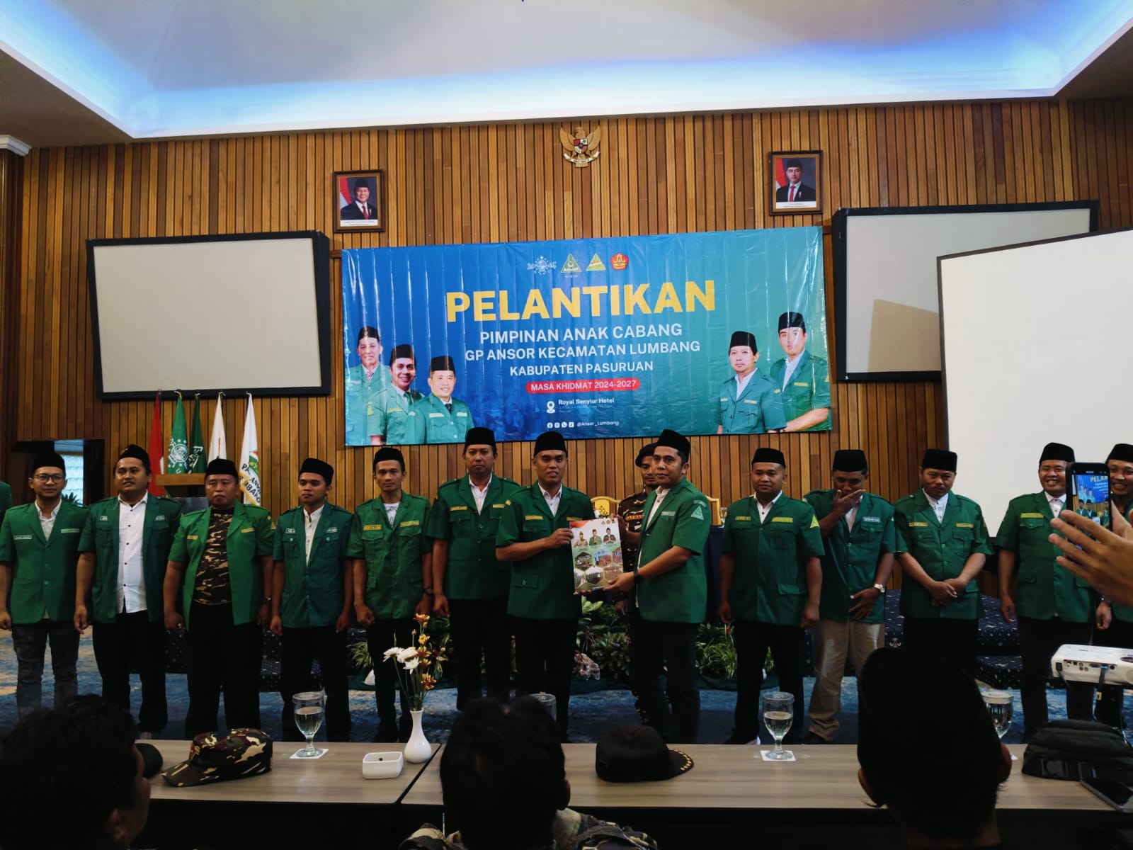 Pesan Ketua PW GP Ansor di Pelantikan Ansor Lumbang